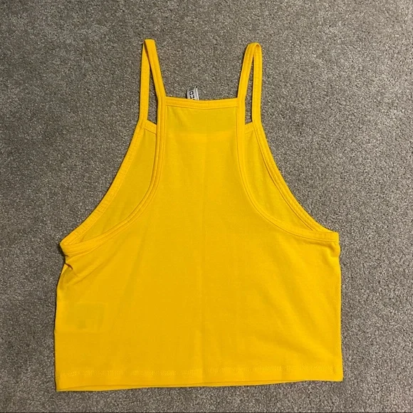 Yellow High Neck Tank Top☀️ - Picture 4 of 5